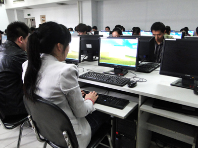 学院举办行政人员计算机文字录入比赛