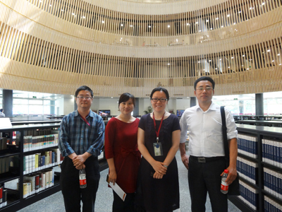 我院图书馆到清华大学人文社科图书馆、北方工业大学图书馆参观学习