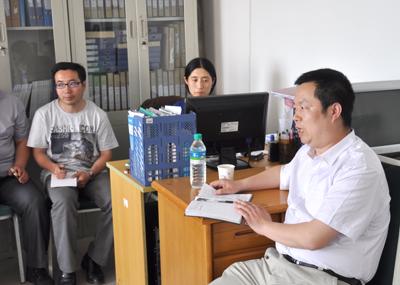 杨高峰副院长率队深入信息工程系调研