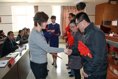 贺阳公司举行2011年度先进单位、先进个人表彰大会