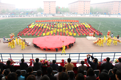 中国地质大学长城学院2012年春季运动会隆重开幕
