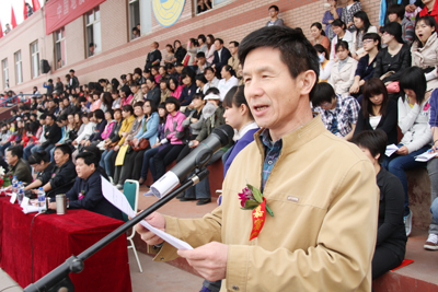 中国地质大学长城学院2012年春季运动会隆重开幕