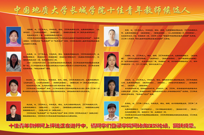 首届“十佳青年教师”、“优秀兼职教师”评选工作揭晓