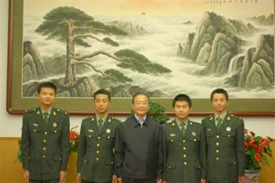 工程技术系时尧同学荣获“优秀新战士”称号