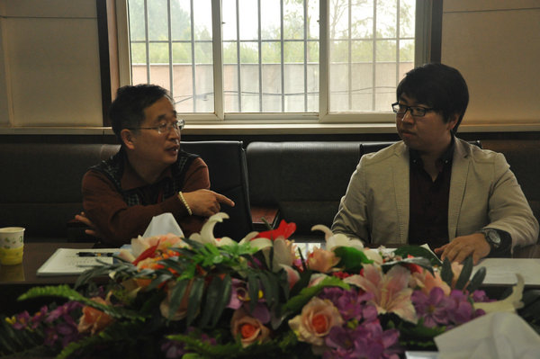 国际合作处组织韩国加耶大学与地科系的座谈会