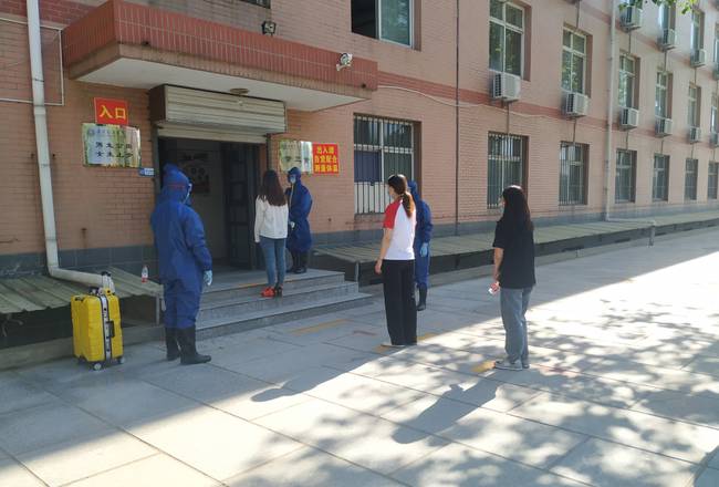 我校组织开展第二次复学复课疫情防控模拟演练