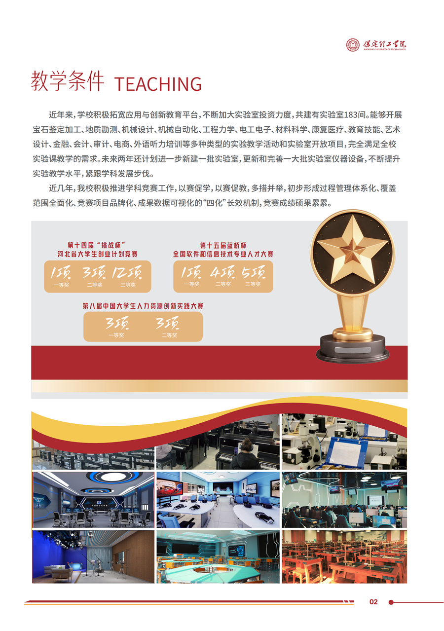 保定理工学院2025年高职单招招生简章