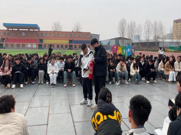 养成教育|保定理工学院|管理学院|消防安全，从我做起