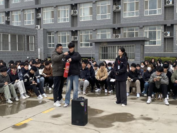 养成教育|保定理工学院|管理学院|消防安全，从我做起