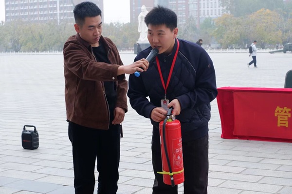 安全教育|保定理工学院|管理学院|强消防意识，护校园平安——2025级新生消防应急演练圆满落幕