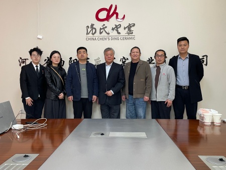 深化产教融合 赋能非遗传承 ——保定理工学院艺术学院赴曲阳陈氏定窑 开展校企合作调研