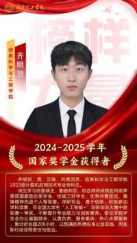 榜样引领┃国家奖学金获得者风采展示   （第四期）