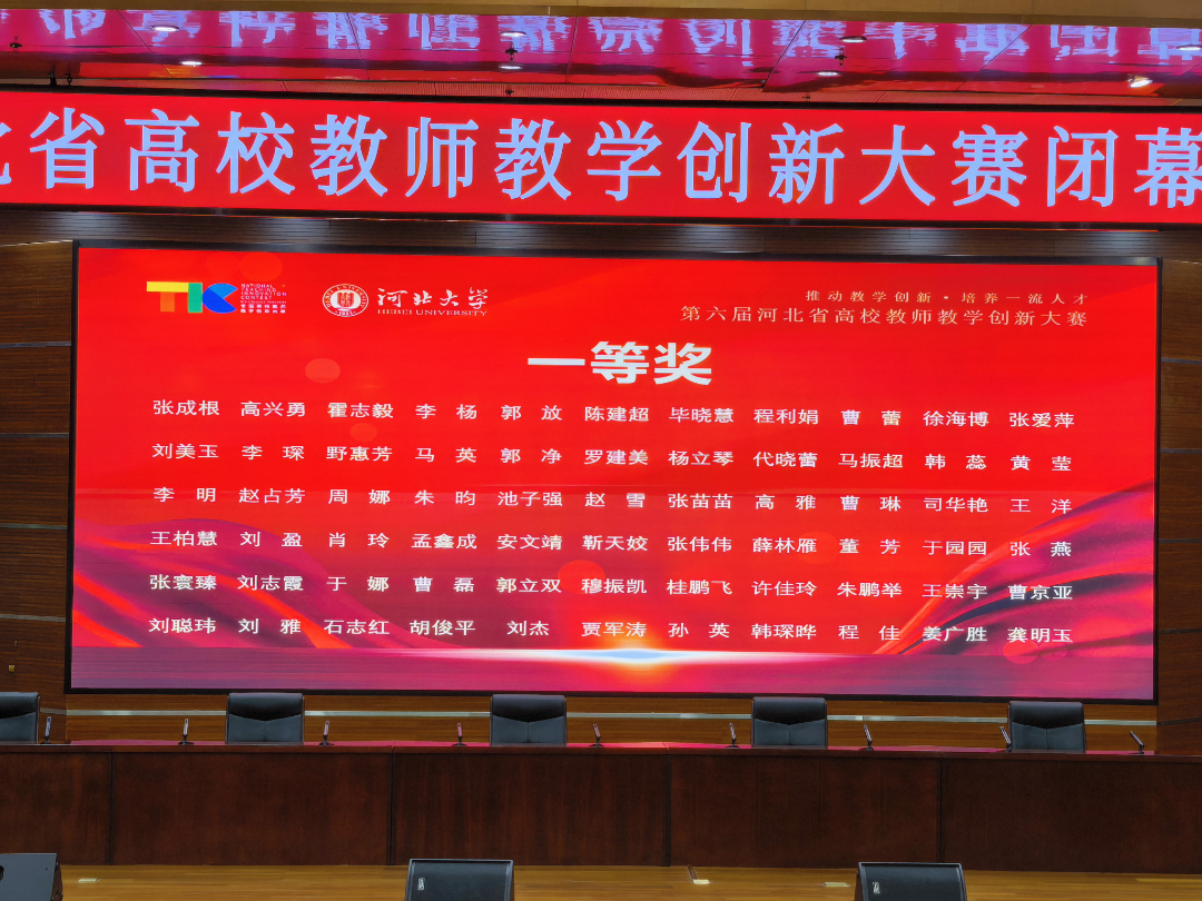 我院马英老师荣获第六届河北省高校教师教学创新大赛一等奖！