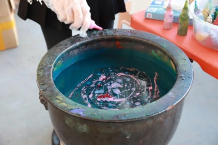 非遗润古城 美育庆华诞｜保定理工学院美育教育中心总督署非遗市集顺利开展